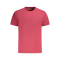 Rotes Baumwoll-Herren-T-Shirt
