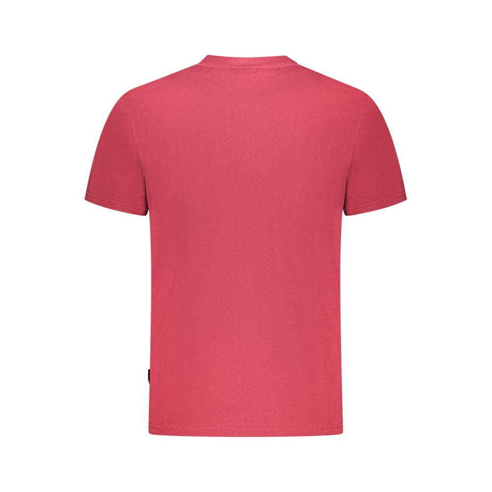 Rotes Baumwoll-Herren-T-Shirt