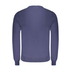 Blue Cotton Men's Sweater