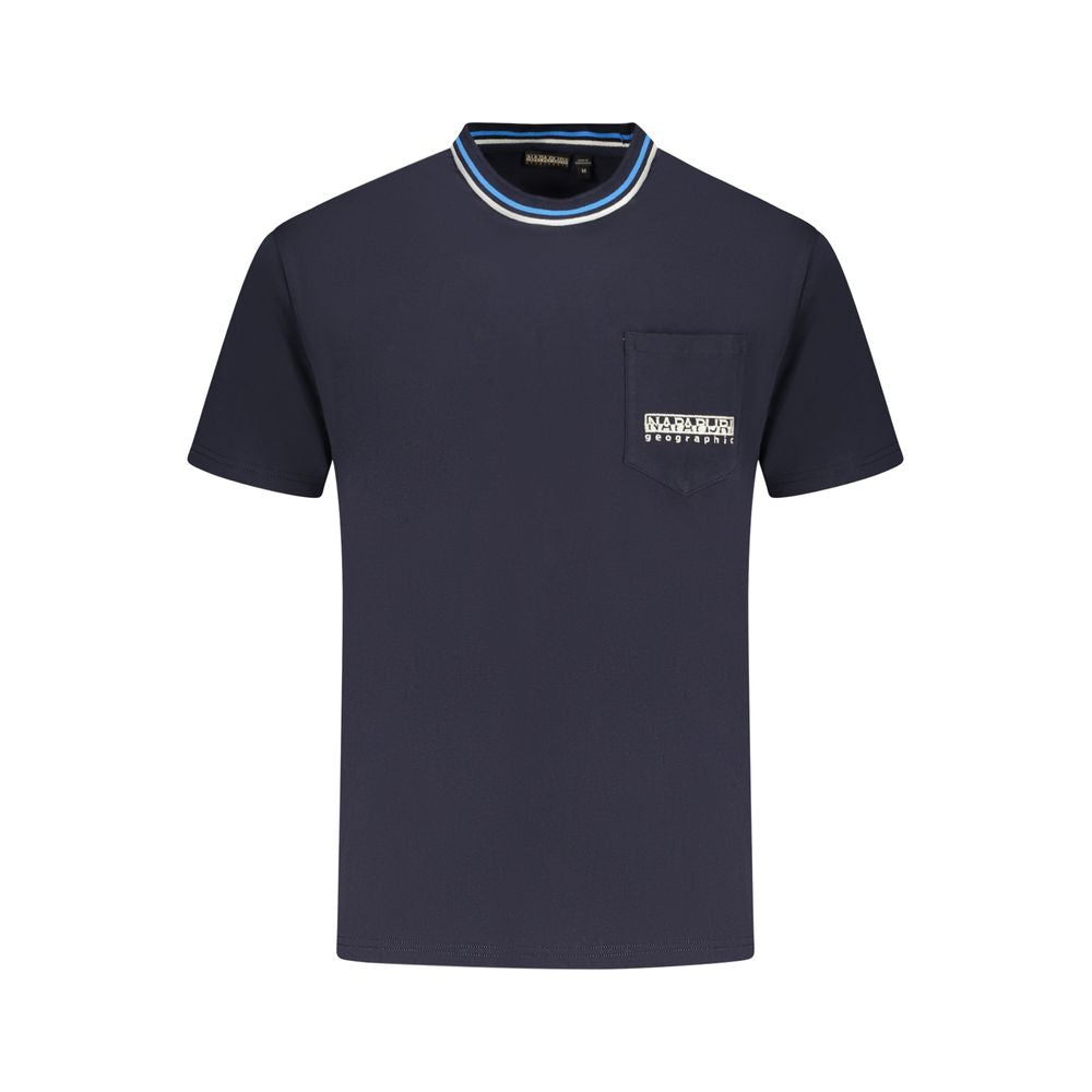 Herren T-Shirt aus Bio-Baumwolle, blau