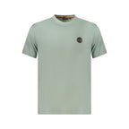 Grünes Baumwoll-Herren-T-Shirt