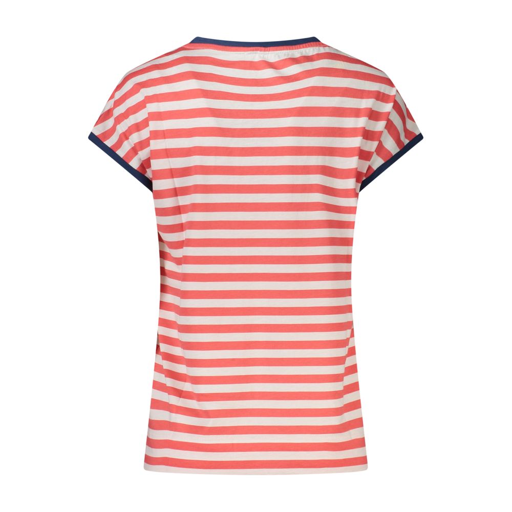 Rotes Damen-T-Shirt aus Baumwolle