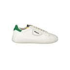 White Polyurethane Men Sneaker