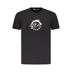 Black Cotton Men's T-Shirt