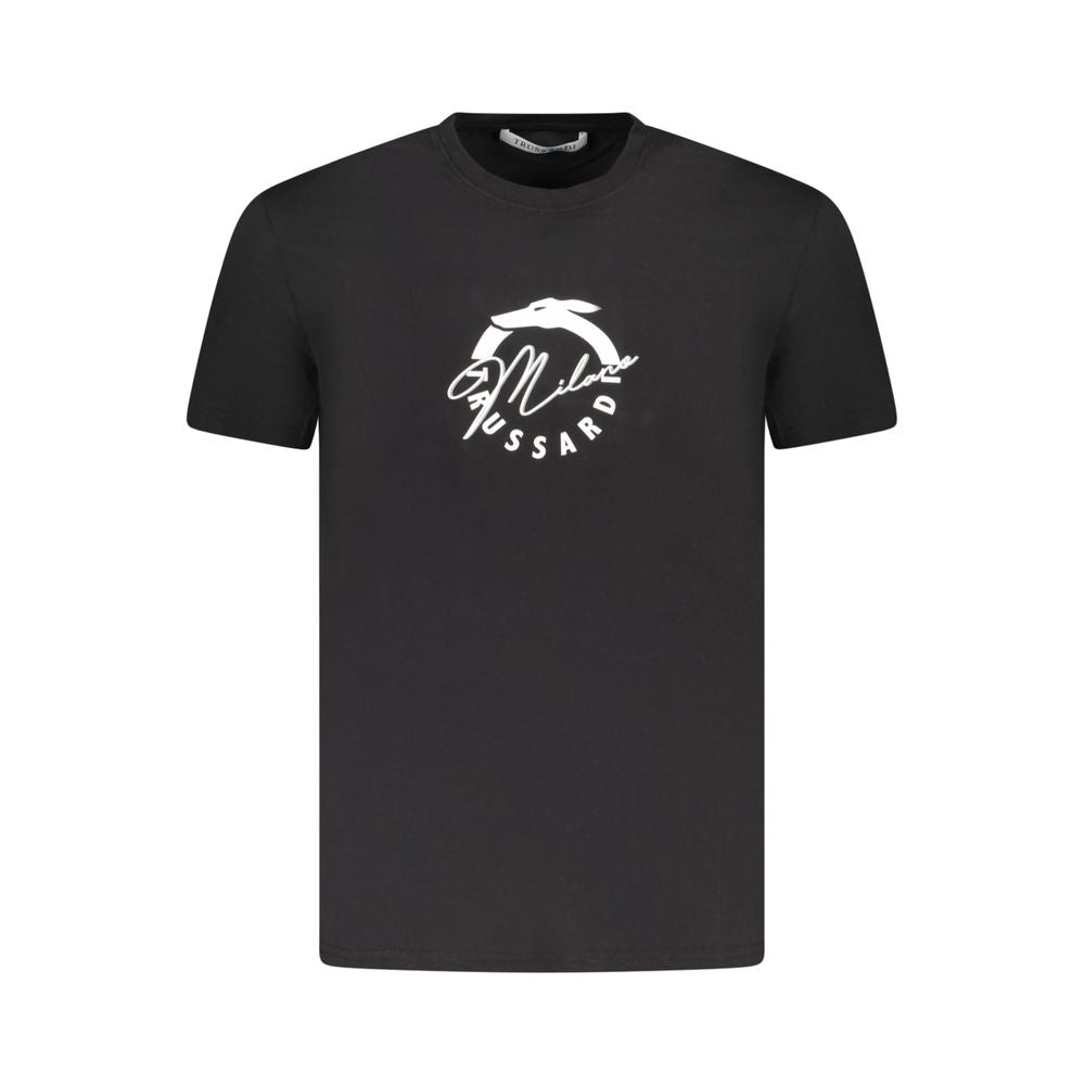 Black Cotton Men's T-Shirt