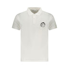 Weißes Herren-Poloshirt aus Baumwolle