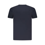 Blue Cotton Men T-Shirt