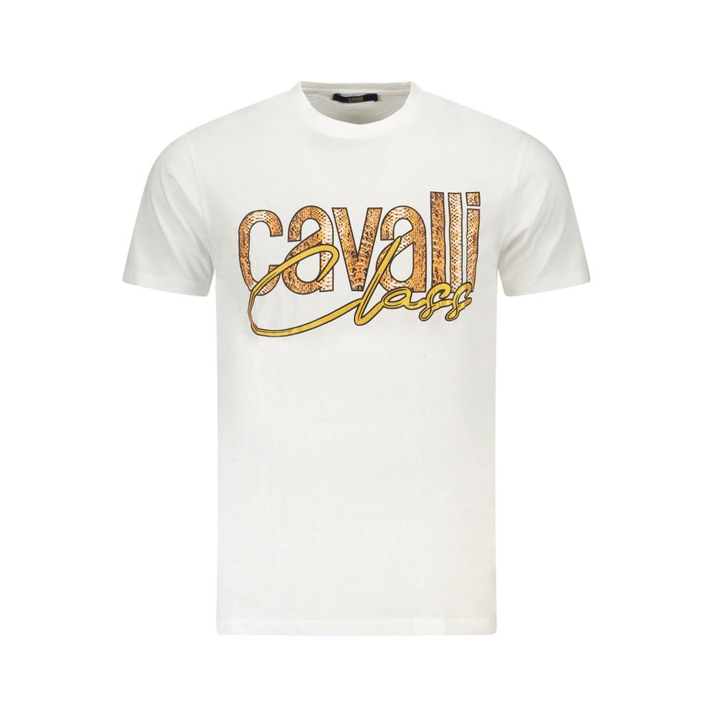 Weißes Baumwoll-Herren-T-Shirt