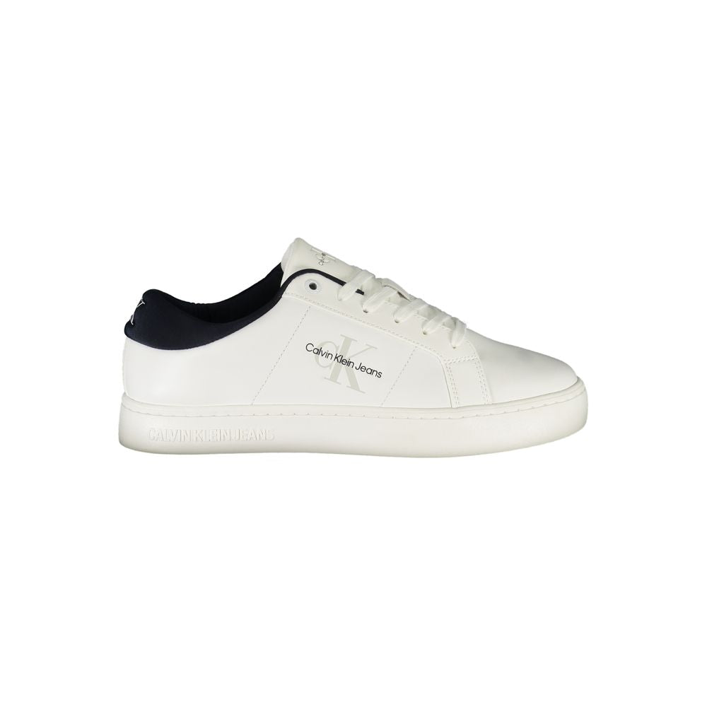 Weißer Polyurethan-Herren-Sneaker