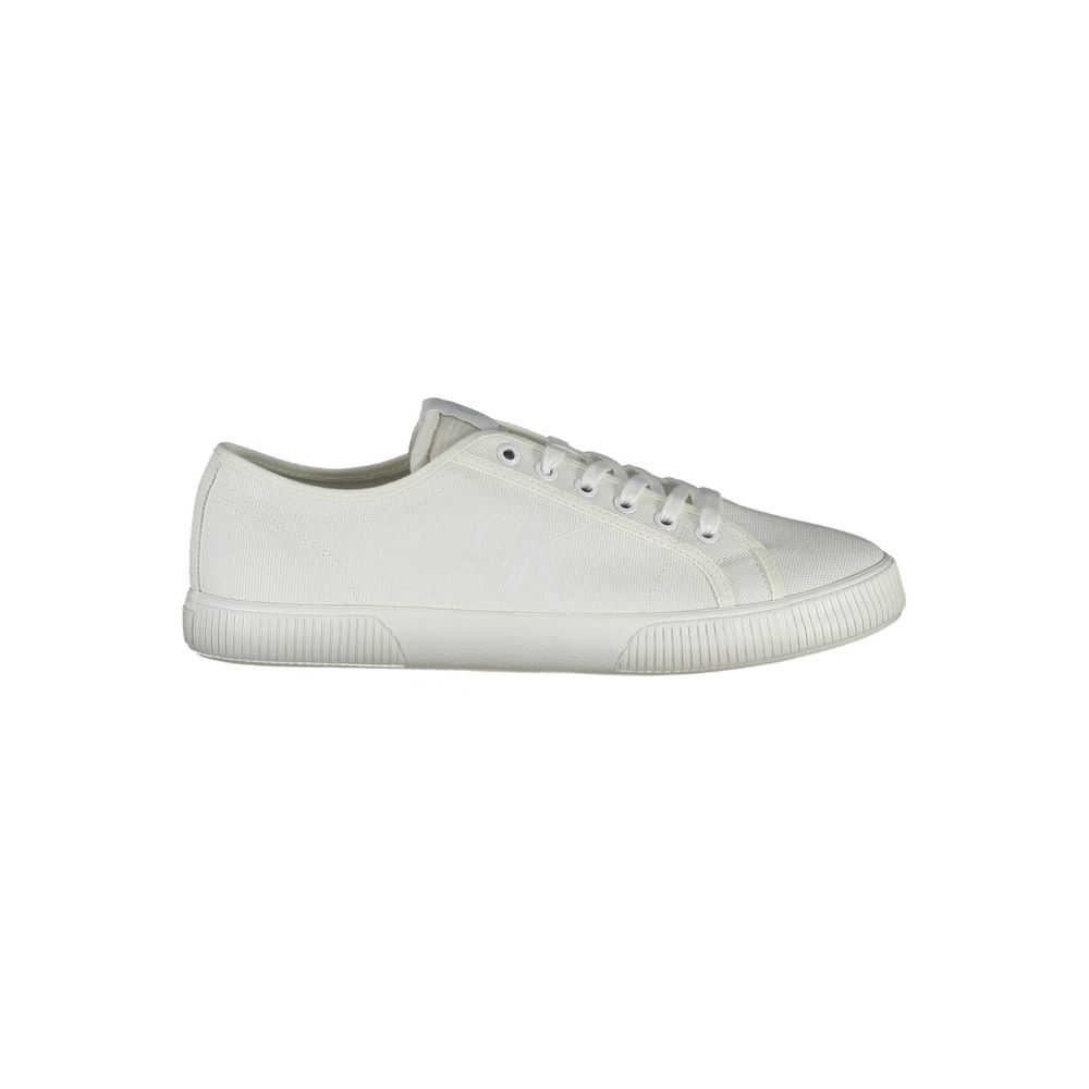 Herren-Sneaker aus weißer Baumwolle