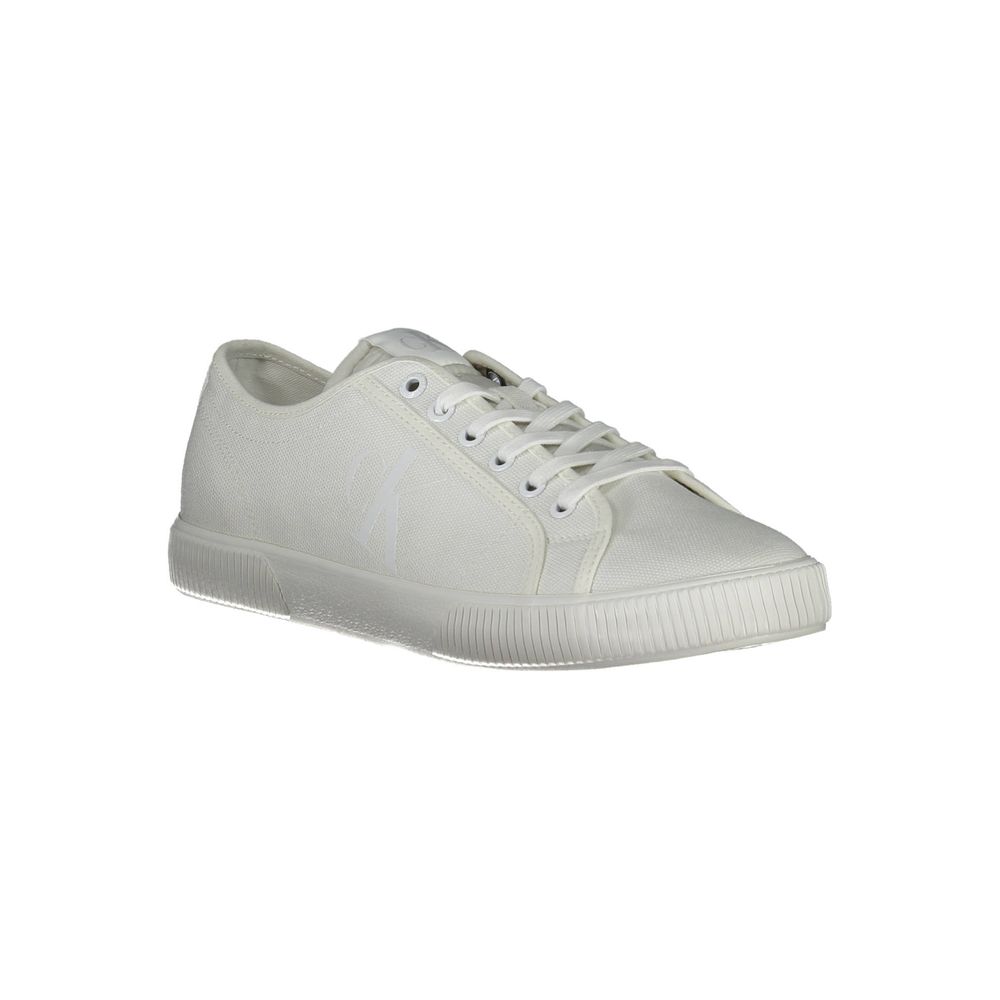 Herren-Sneaker aus weißer Baumwolle