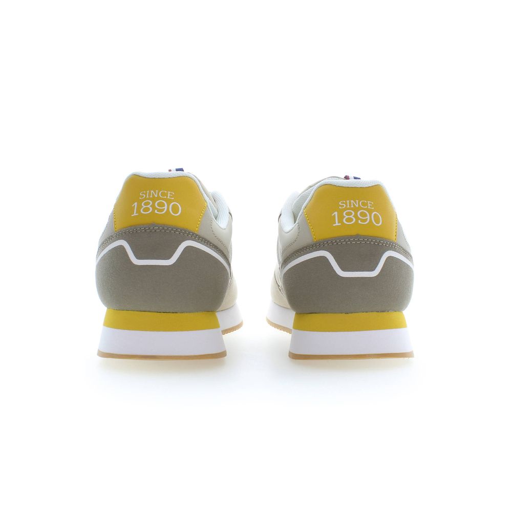 Beige Polyester-Sneaker für Herren