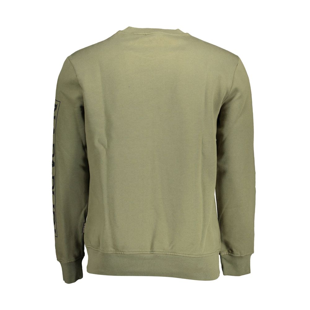 Grünes Baumwoll-Herren-Sweatshirt