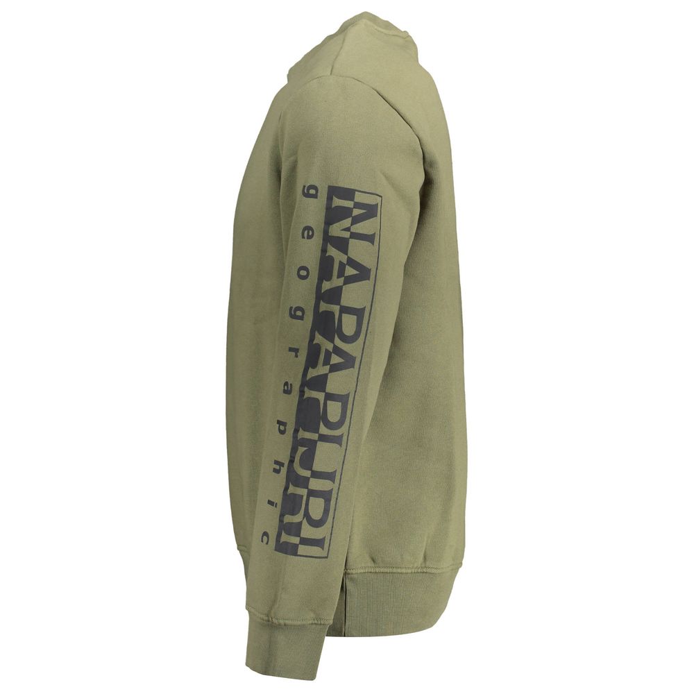 Grünes Baumwoll-Herren-Sweatshirt