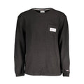 Black Cotton Men's Sweater