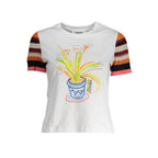 Bianco Cotton Women T-Shirt