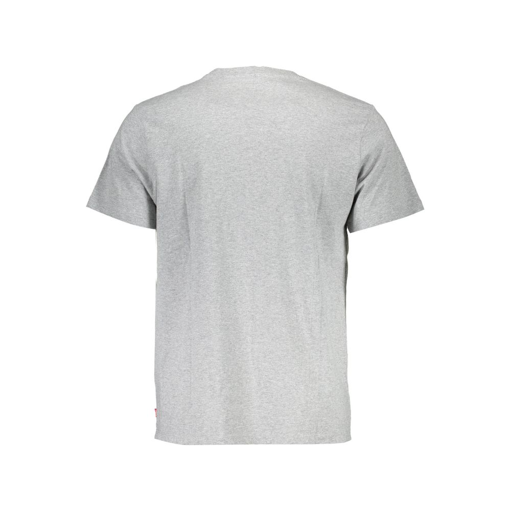 Grey Cotton Men T-Shirt