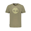 Grünes Baumwoll-Herren-T-Shirt