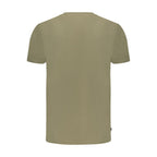Grünes Baumwoll-Herren-T-Shirt