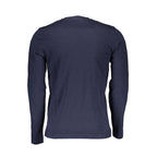 Blu Cotton Men T-Shirt