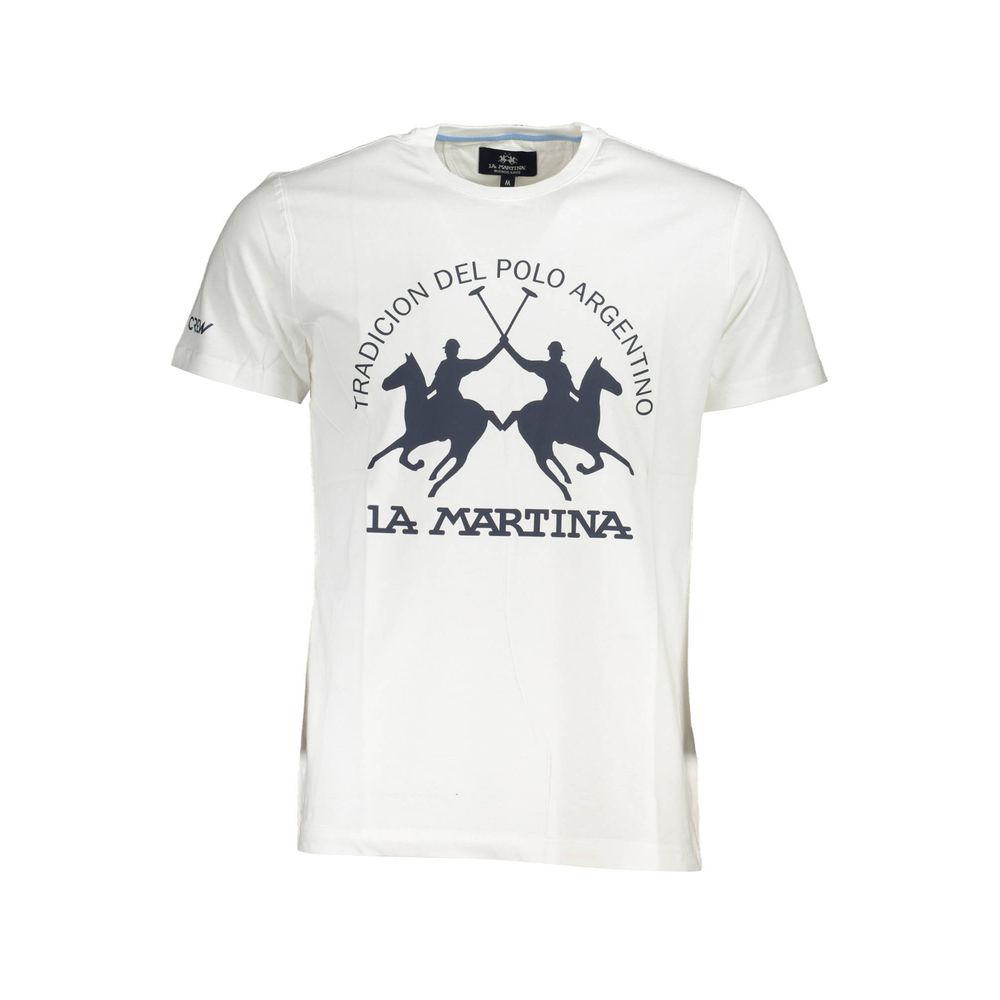 Weißes Baumwoll-Herren-T-Shirt
