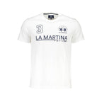 White Cotton Men's T-Shirt