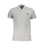 Graues Baumwoll-Herren-Poloshirt