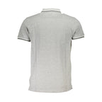 Graues Baumwoll-Herren-Poloshirt