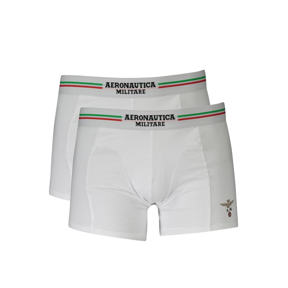 Weiße Boxershorts aus Baumwolle für Herren