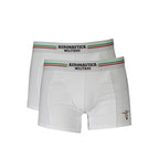 Weiße Boxershorts aus Baumwolle für Herren