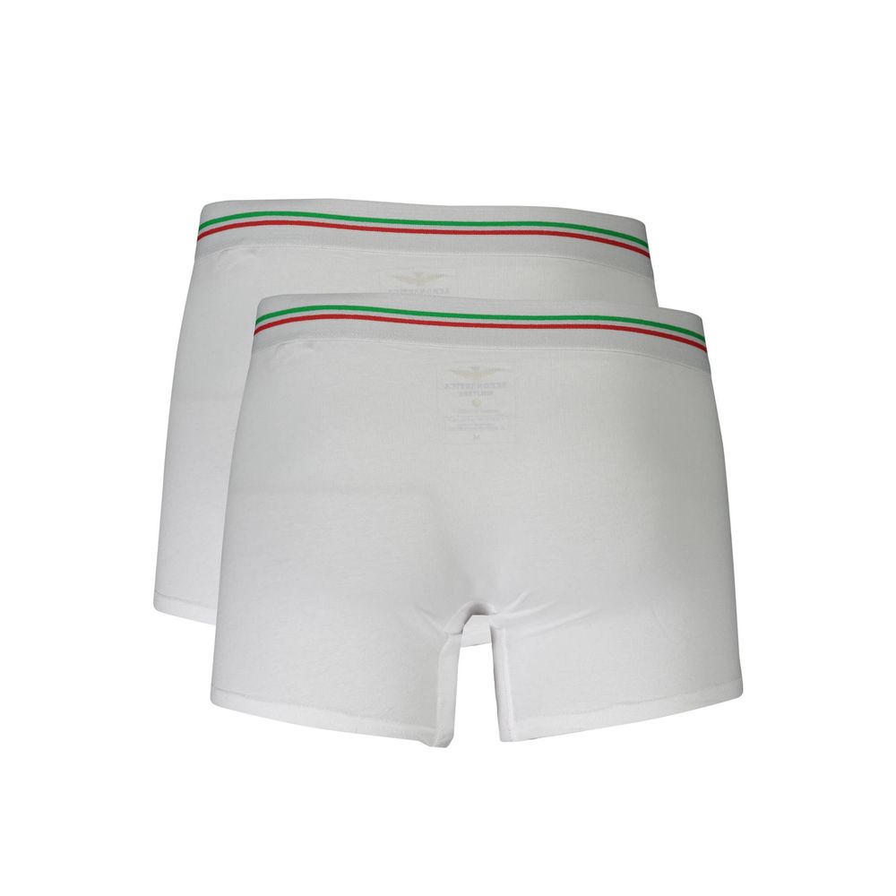 Weiße Boxershorts aus Baumwolle für Herren