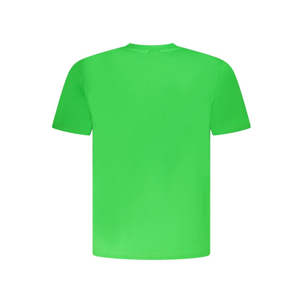 Grünes Baumwoll-Herren-T-Shirt