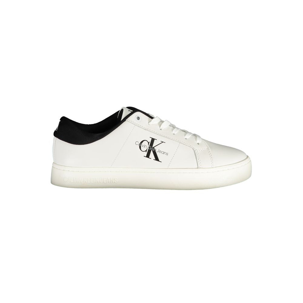 Weißer Polyurethan-Herren-Sneaker