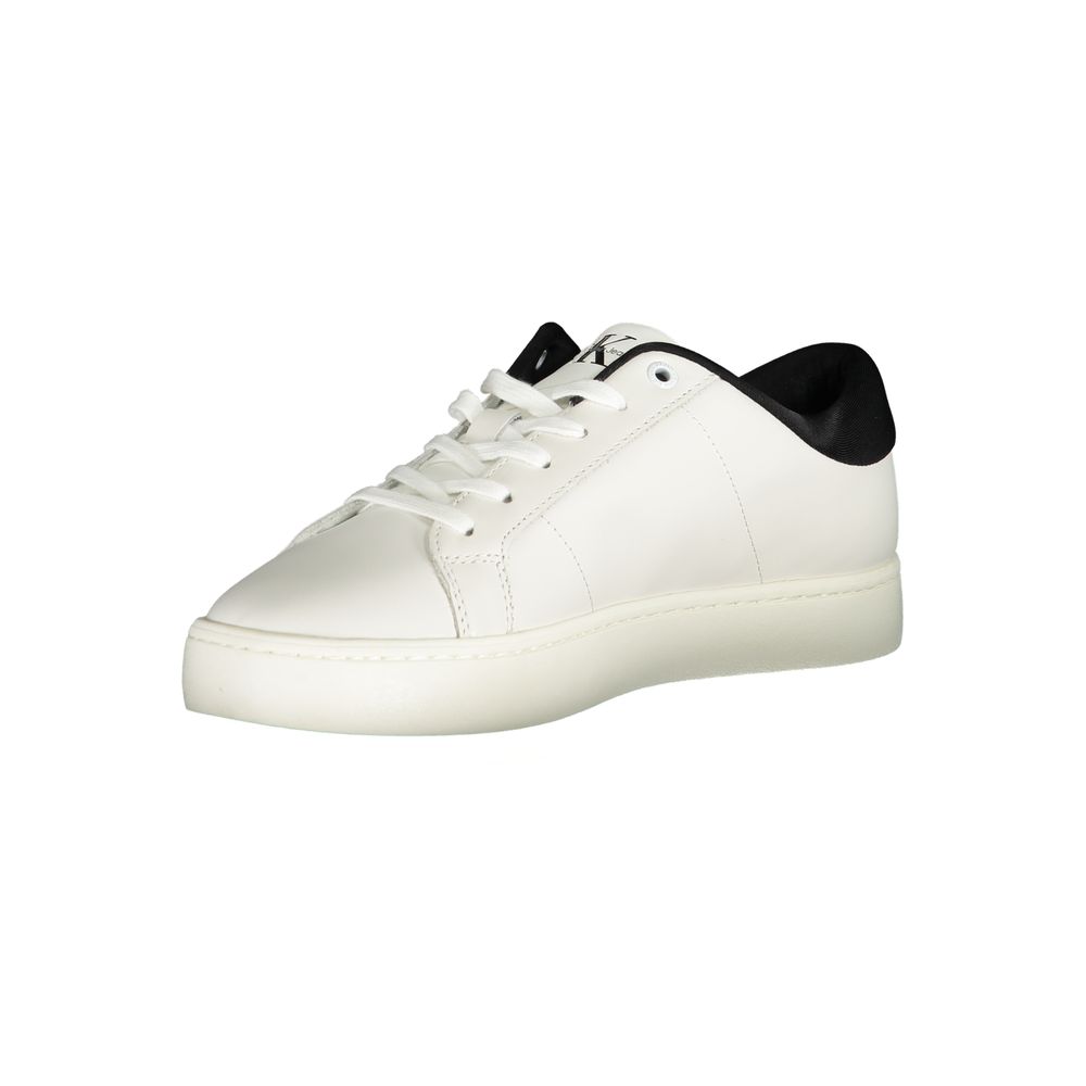 Weißer Polyurethan-Herren-Sneaker