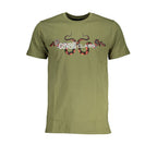 Grünes Baumwoll-T-Shirt für Herren