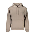 Brauner Kapuzenpullover für Herren aus Baumwolle