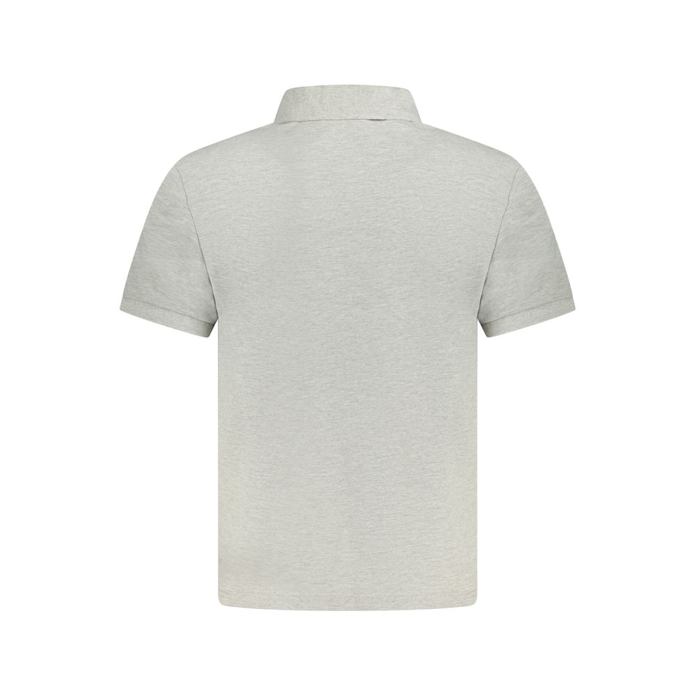 Cotton Grey Men's Polo