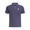 Polo da uomo in cotone blu