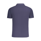 Polo da uomo in cotone blu