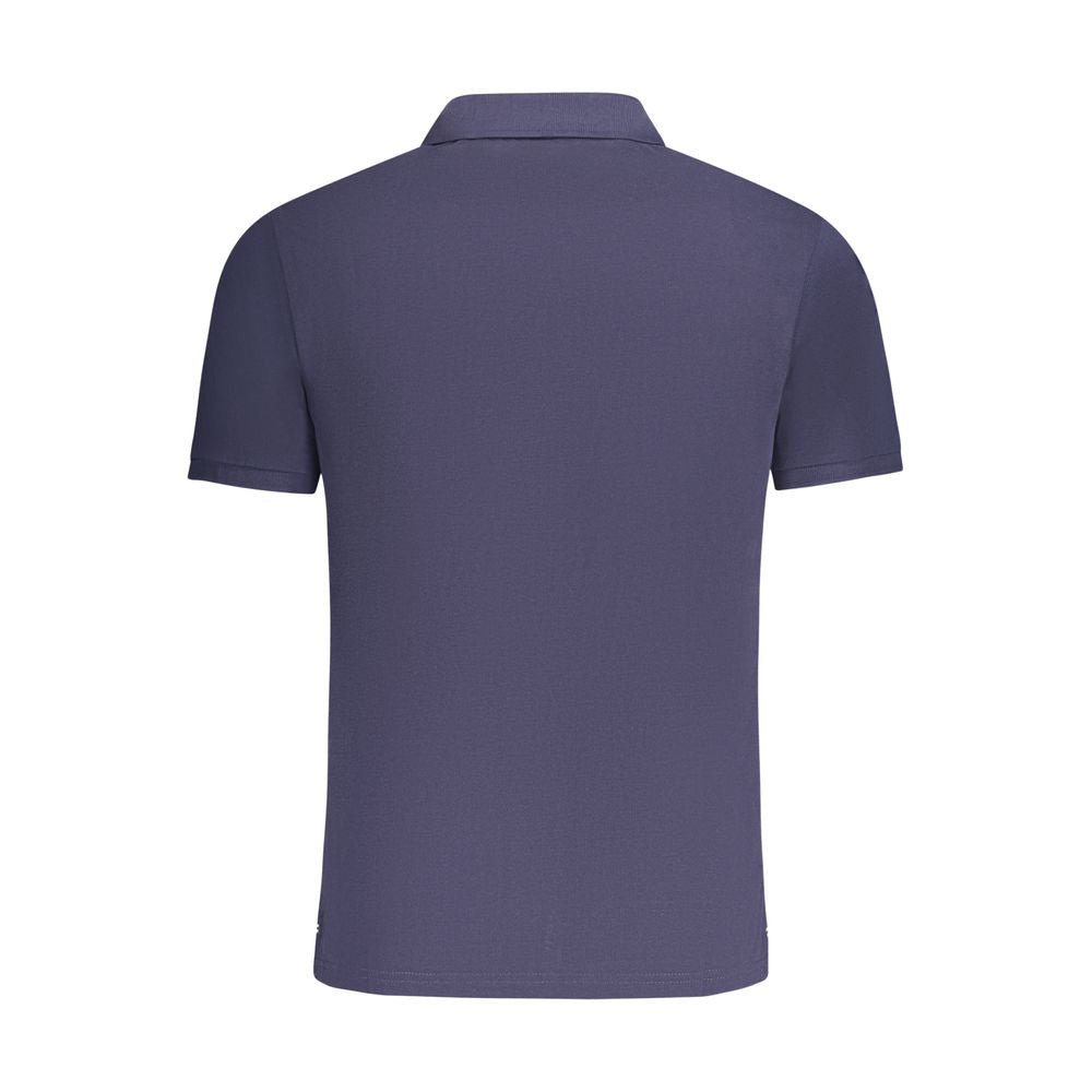 Polo da uomo in cotone blu