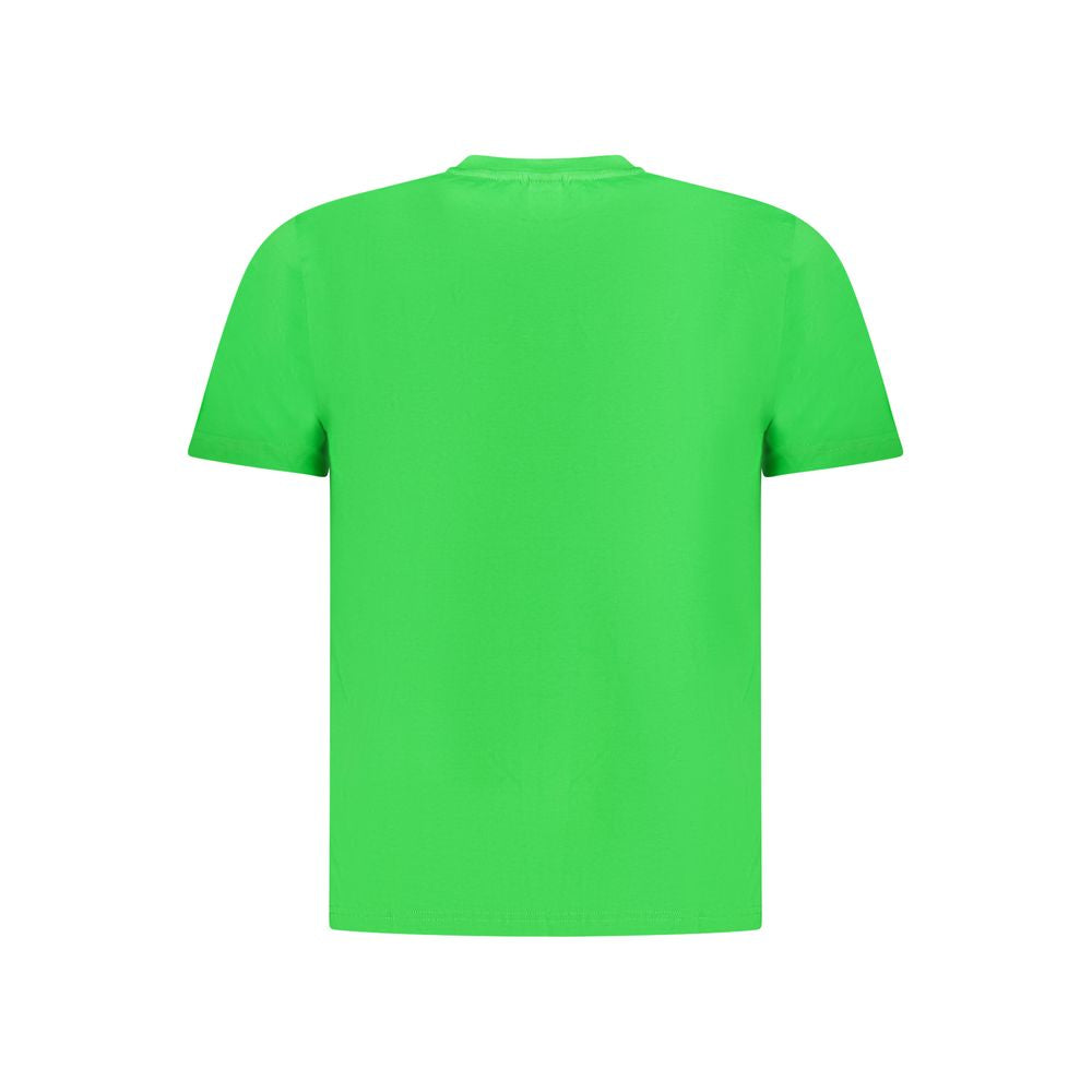 Grünes Baumwoll Herren-T-Shirt