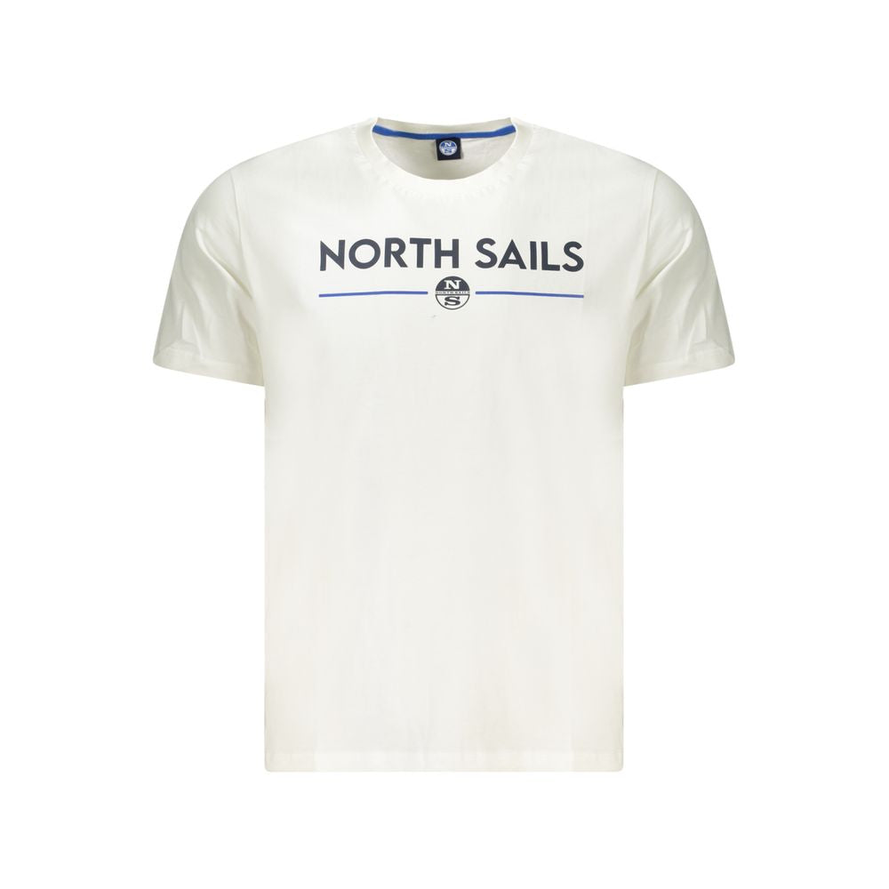 Herren-T-Shirt Baumwolle Weiß