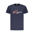 Herren-T-Shirt aus blauer Baumwolle