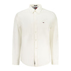 White Cotton Men Shirt