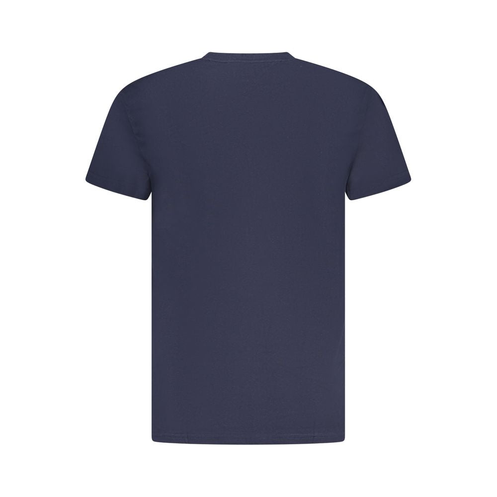 Herren-T-Shirt aus blauer Baumwolle