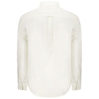 White Cotton Men Shirt