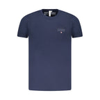 Blaues Herren-T-Shirt aus Baumwolle