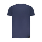 Blaues Herren-T-Shirt aus Baumwolle