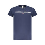 Blaues Baumwoll-Herren-T-Shirt