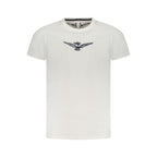 White Cotton Men's T-Shirt